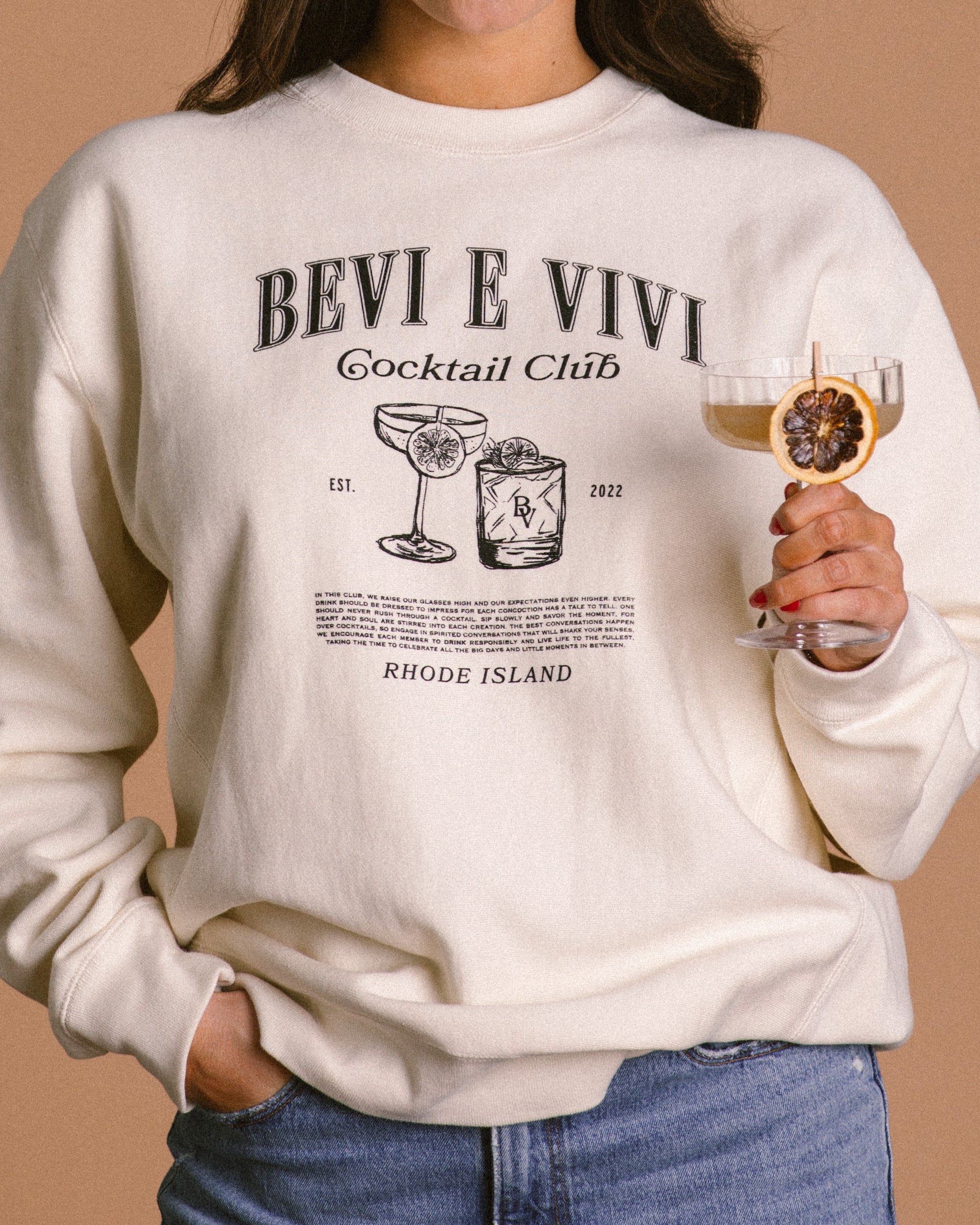 Cocktail Club Crewneck
