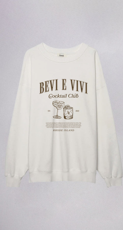 Brown Elwood Cocktail Club Crewneck